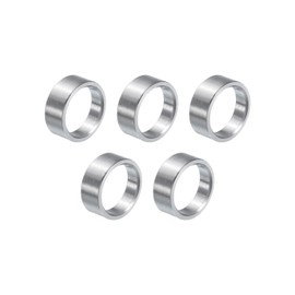 QUARKZMAN 5pcs Stainless Steel Spacer 12mm Bore x 15mm OD x 6mm Length Screw Spacer Bushing for 12mm Female Thread Screws and Rods