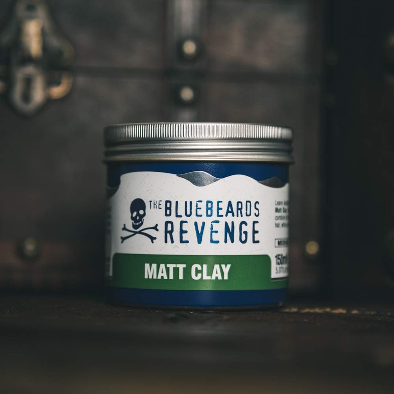 The Bluebeards Revenge, Texturising Hair Styling Matt Clay For Men,