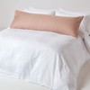HOMESCAPES Brown Taupe Pure Egyptian Cotton Body Pillowcase 330 TC