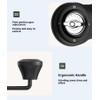 Manual Coffee Grinder – Stainless/Ceramic Burr 25 g, 8-Level Hand