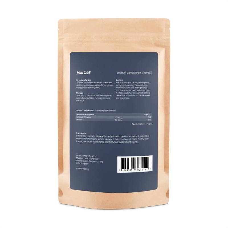 Organic Selenium Complex with Vitamin A – Brain & Metabolic