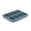 Monfish 8-Cup Mini Loaf Baking Pans- financier bread pan Carbon