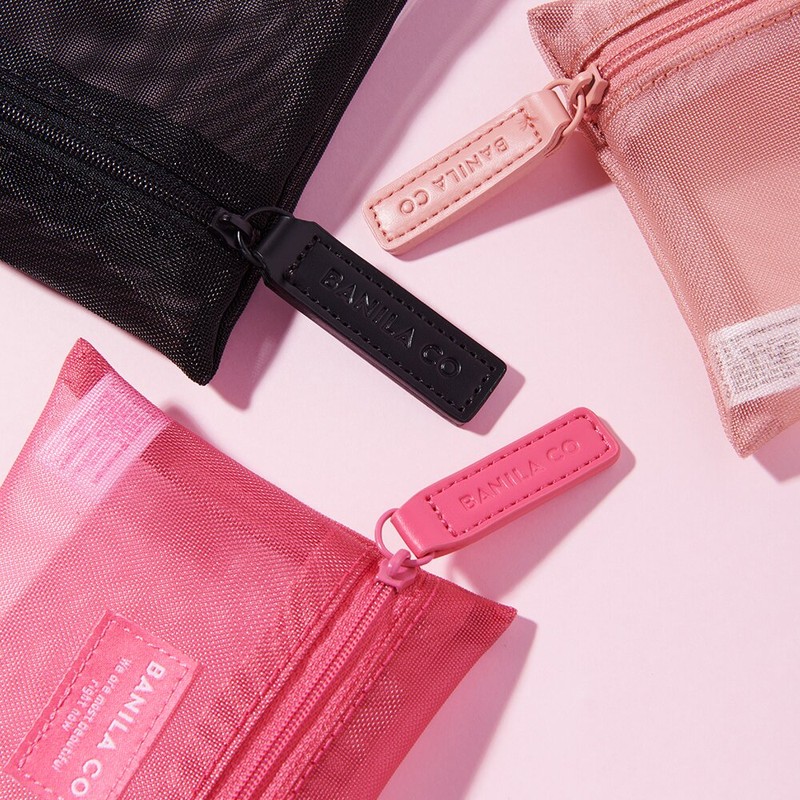 BANILA CO Mesh Pouch 3 Colors (Pink / Magenta /