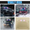 Afurkuot Red & Blue LED Windshield Dash Strobe Lights, 26