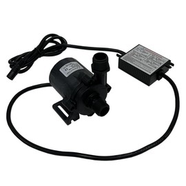 SHYSKY Small Yet Power Brushless DC Water Submersible Pump DC50E-24150S 24V 86W 15M 49ft Lift 412GPH Low Noise Continuous Circulation Cooling Pressure Gardening Sys