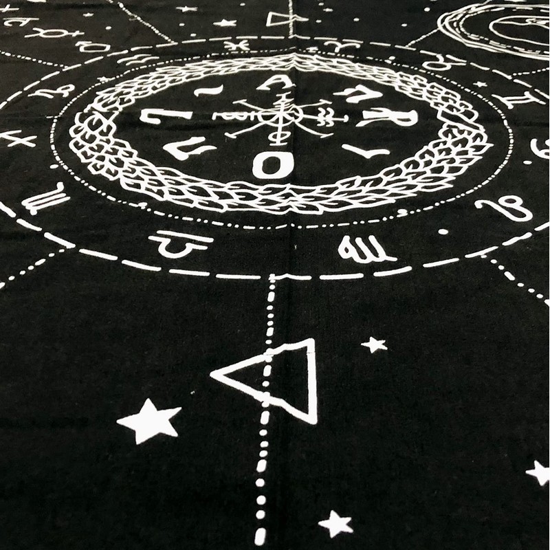 THE ART BOX Altar Cloth Sun, Star and Moon 12
