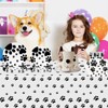 137 x 274 cm Dog Paw Print Tablecloth Jungle Animal