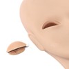 Lash Mannequin Head Reusable Soft Touch Rubber Replaced Eyelids Mannequin