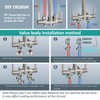 Aolemi Outdoor Shower Fixtures,Outdoor Shower Kit Faucet System 3 Inch