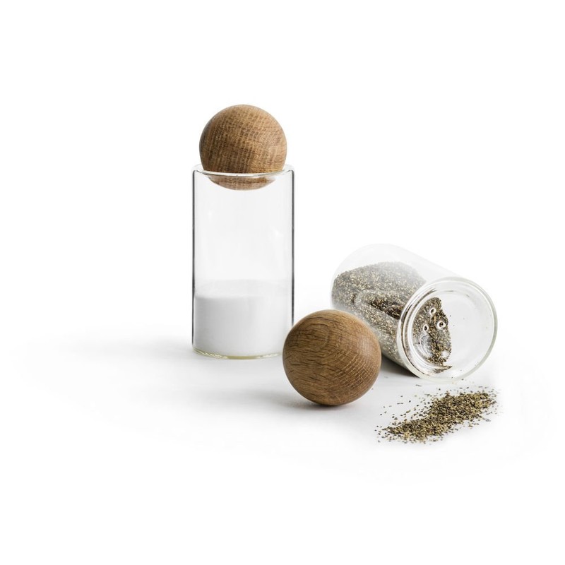 Sagaform Nature Collection Salt and Pepper Glass Salt & Pepper