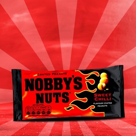 Nobbys Sweet Chilli Coated Peanuts In Mega Pub Card 20(40g) Packs Sold By VR Angel