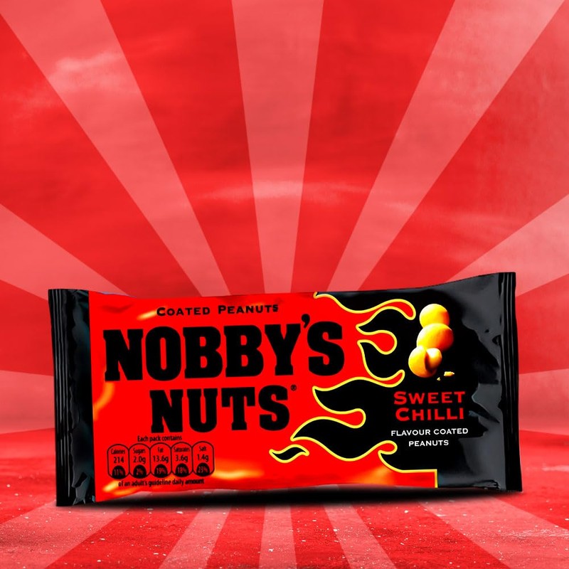 Nobbys Sweet Chilli Coated Peanuts In Mega Pub Card 20(40g)