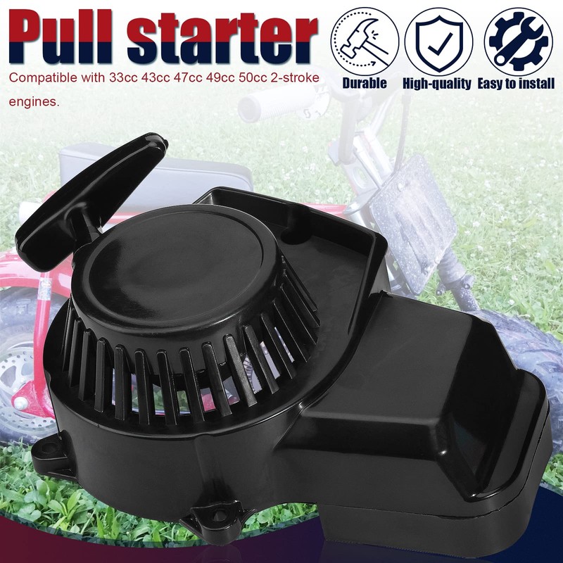 QAZAKY Pull Start Starter for 33cc 43cc 47cc 49cc 50cc