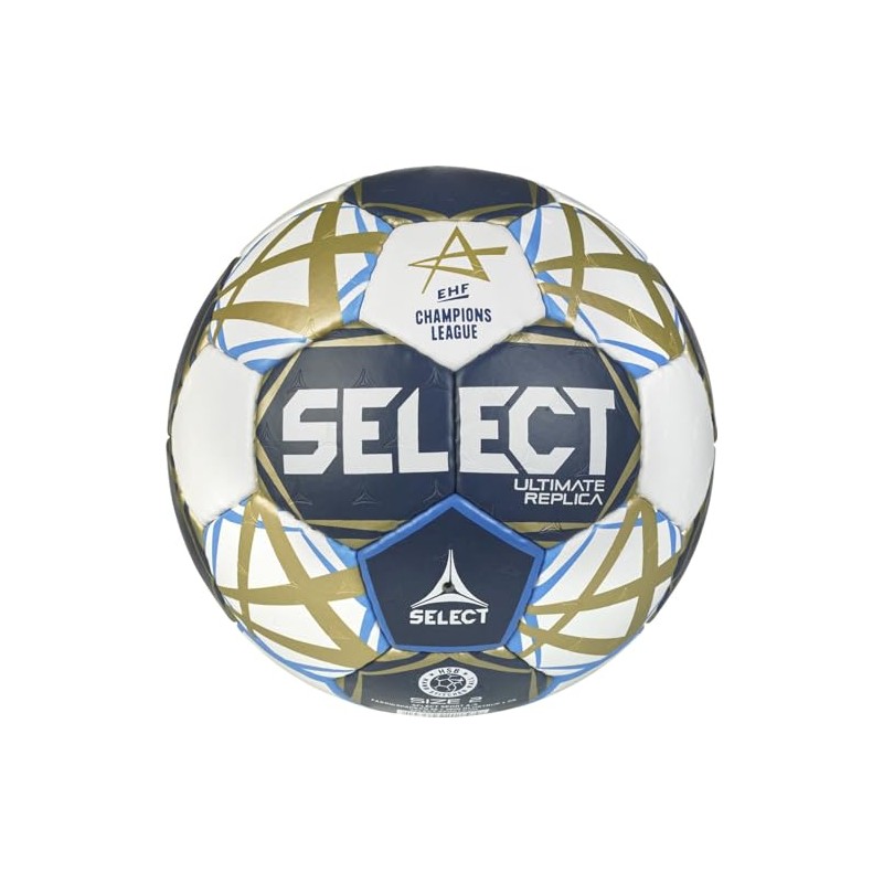 Select Replica EHF Champions League v25, misura 0, blu/bianco