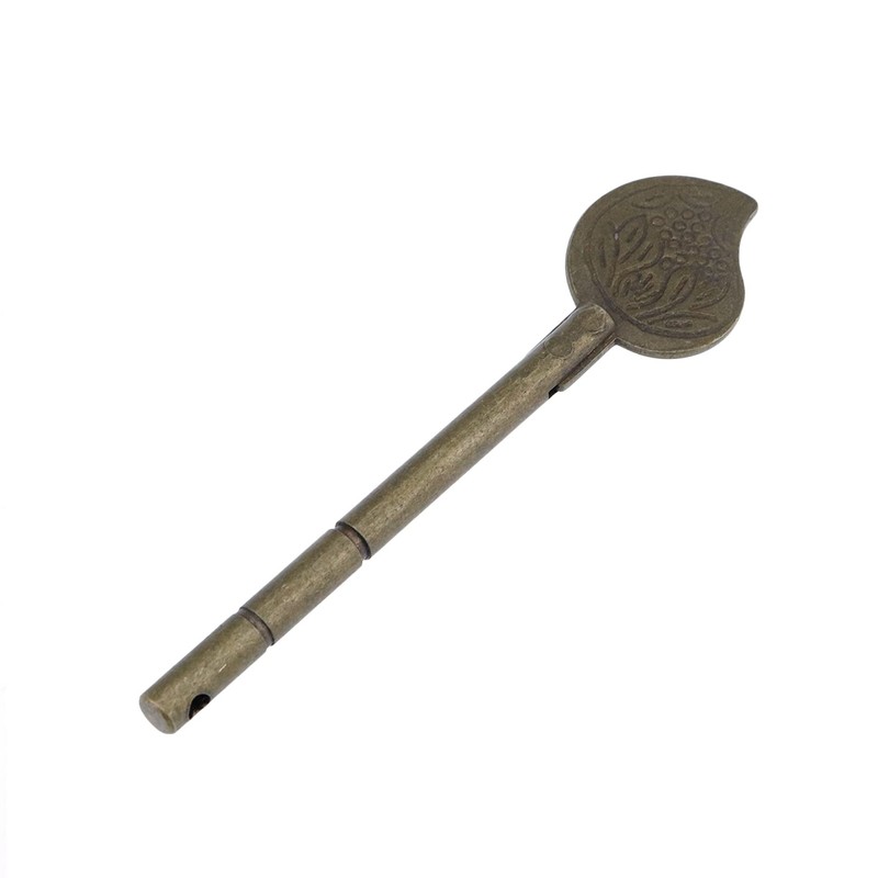 Chinflly Padlock Hasp Door Clasp Antique Heavy Duty Bronze Gate