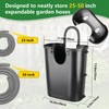 MUIEGUDO Courtyard Hose boxes, garden hoses Box。Black