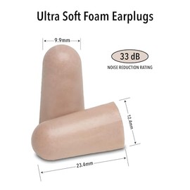 Mack's - Tapones de espuma ultrasuave para el cuidado de los oídos, 50 pares