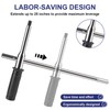Lyhubmh 23" Extended Lug Wrench - 4 Way Heavy Duty