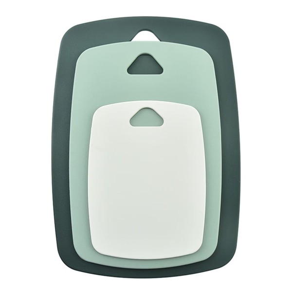 BALMYSPACE Kitchen Plastic Chopping Board Set of 3, Professional Multi