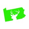 Pennsylvania Deer State Sticker - Decal - Die Cut -