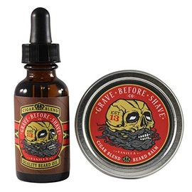 Grave Before Shave™ Cigar Blend Beard Pack (Cigar/Vanilla Scent)