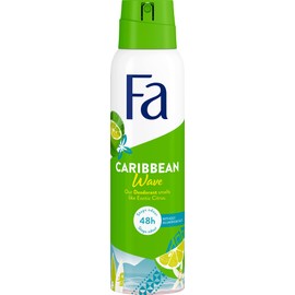 Fa Deodorant 5 Ounce Spray Caribbean Lemon (Green) (150ml)