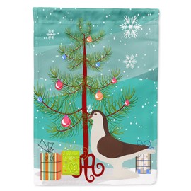 Caroline's Treasures BB9310GF Large Pigeon Christmas Garden Flag, Teal Mailbox Flag Decorative Yard Flag Banner Outside Patio Artwork Yard Flower Beds, Garden Size, Multicolor