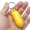 Lexziuo 8PCS Boat Floating Keychain, Waterproof Oval Key Ring for