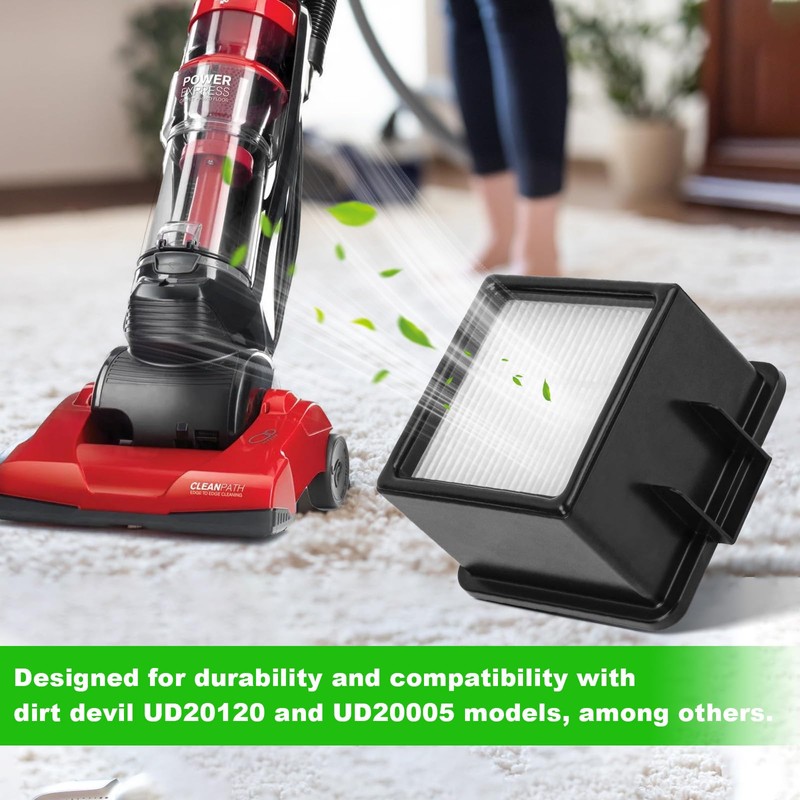 F43 Filter/Hepa Filter Replacement Dirt Devil Filter UD20005 UD20010 Easy