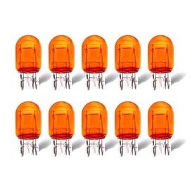 Rafeal Auto 7443A(amber) Light Bulb 10 Pack,T20 Automotive Brake Light Turn 7443A Miniature Bulb Mini Bulb Taillight Turn Signal Light,Replacement for Cars,Trucks,SUVs
