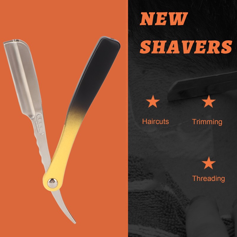 Straight Hair Cutting Trimmer Foldable Gradient Manual Straight Edge Trimmer