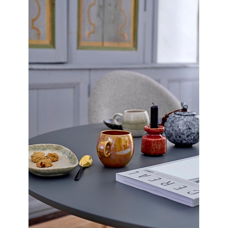 Bloomingville Paula Plate Green Stoneware