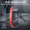 NATGIC 1PC Motorcycle Tail Light Chopped Rear Fender Edge LED
