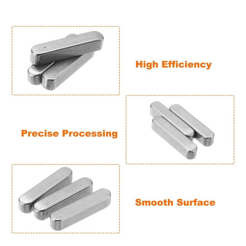 QUARKZMAN Pack of 10 Round End Spring Wedge 4 x