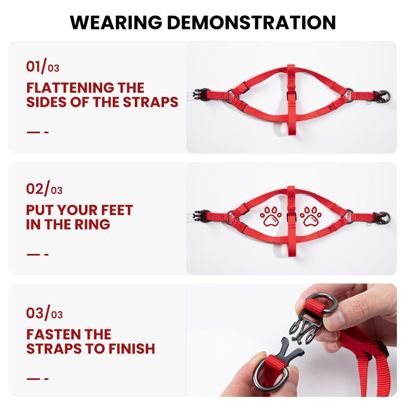 EXCELLENT ELITE SPANKER Cat Harness Walking Cat harness Adjustable Nylon