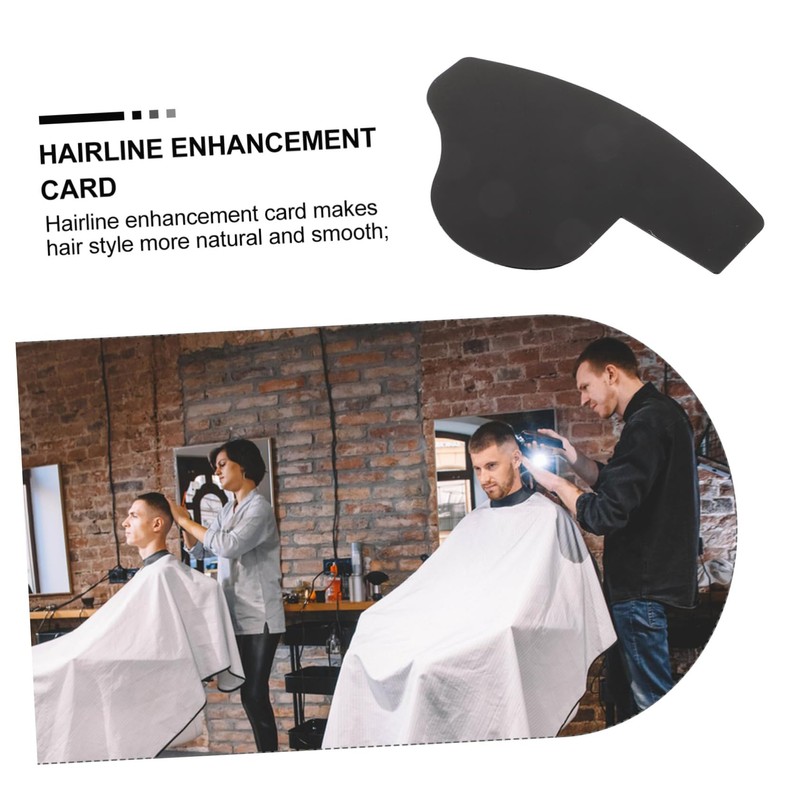 WOONEKY Professional Hairline Enhancer Card Barber Line up Tool for