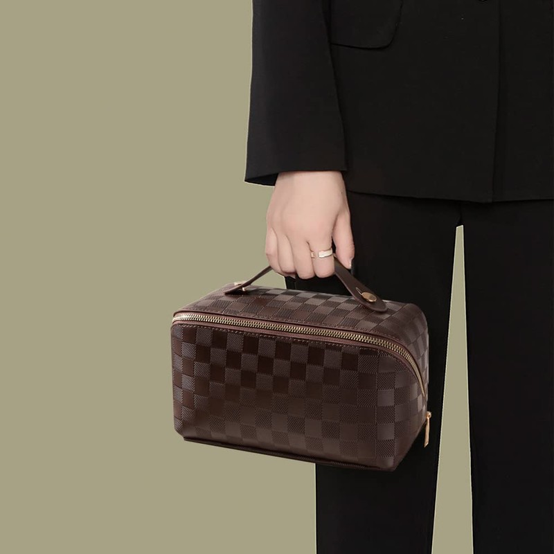 Portable Makeup Bag, Large Capacity Travel Cosmetic Bag, Multifunctional Travel