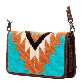 American Darling Organizer Saddle Blanket Genuine Leather Western Women Bag Handbag Purse | Organizer Bag for Women | Cute Organizer Bag | Organizer Purse | Travel Organizer Bag