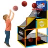 LovesTown Basketball Game Set for Kids, Basketball Hoop Indoor with