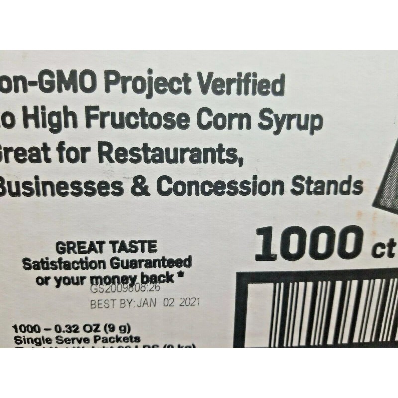 Frenchs FRENCH'S KETCHUP INDIVIDUAL PACKETS NON GMO, NO HIGH FRUCTOSE