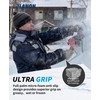 LANON PU Coated Waterproof Winter Work Gloves for Cold Weather,