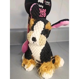 Fabdog Floppies Plush Dog Toy With 5 squeakers