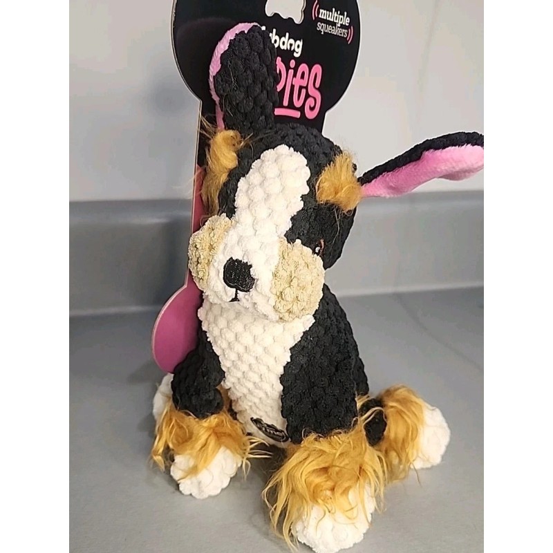 Fabdog Floppies Plush Dog Toy With 5 squeakers