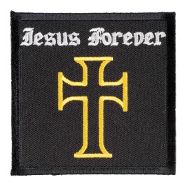 PatchStop - World's Largest Patch Store Jesus Forever Cross Patch, Christian Patches