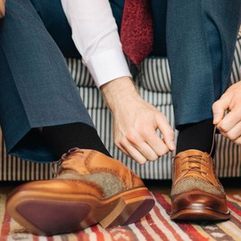 Duna Mens Dress Socks - 4 Pack Combed Cotton - Dress Socks for Men Soft and Lightweight Dress Sock