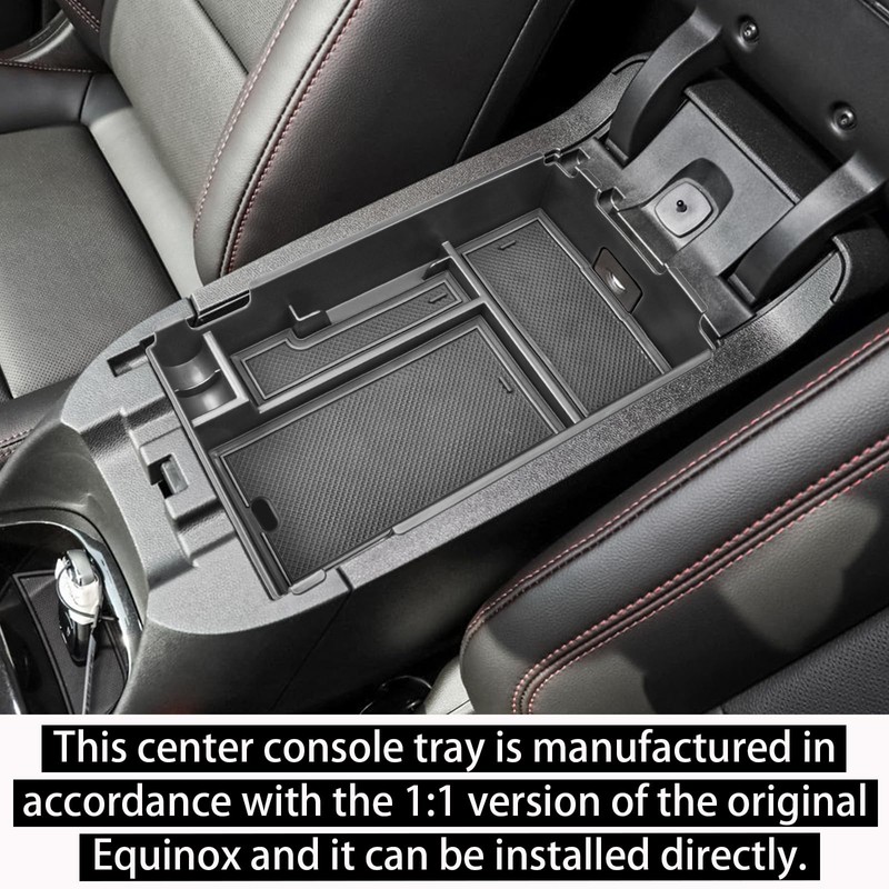 RUNROAD Center Console Organizer Tray Compatible with Chevy Equinox 2018