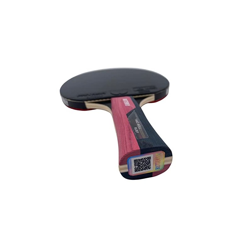 Butterfly Timo Boll Ruby Table Tennis Bat, Red / Black