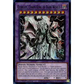 Clorless, Chaos King of Dark World - MZMI-EN014 - Super Rare - 1st Edition