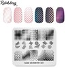 Rolabling Nail Stamping Plate Fashion Geometry Dots Abstract Spots