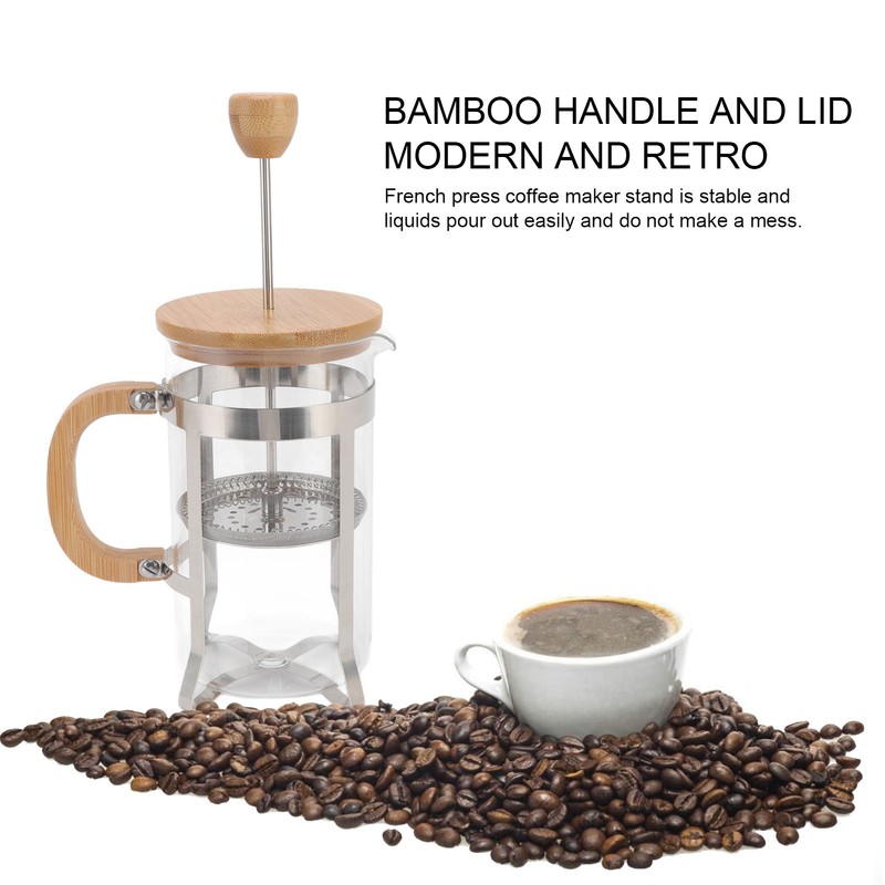 French Press Coffee Maker Hand Pressed French Press Pot for